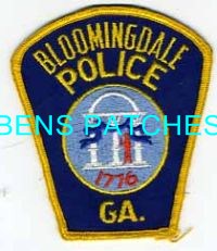 GEORGIA,BLOOMINGDALE POLICE 2_wm